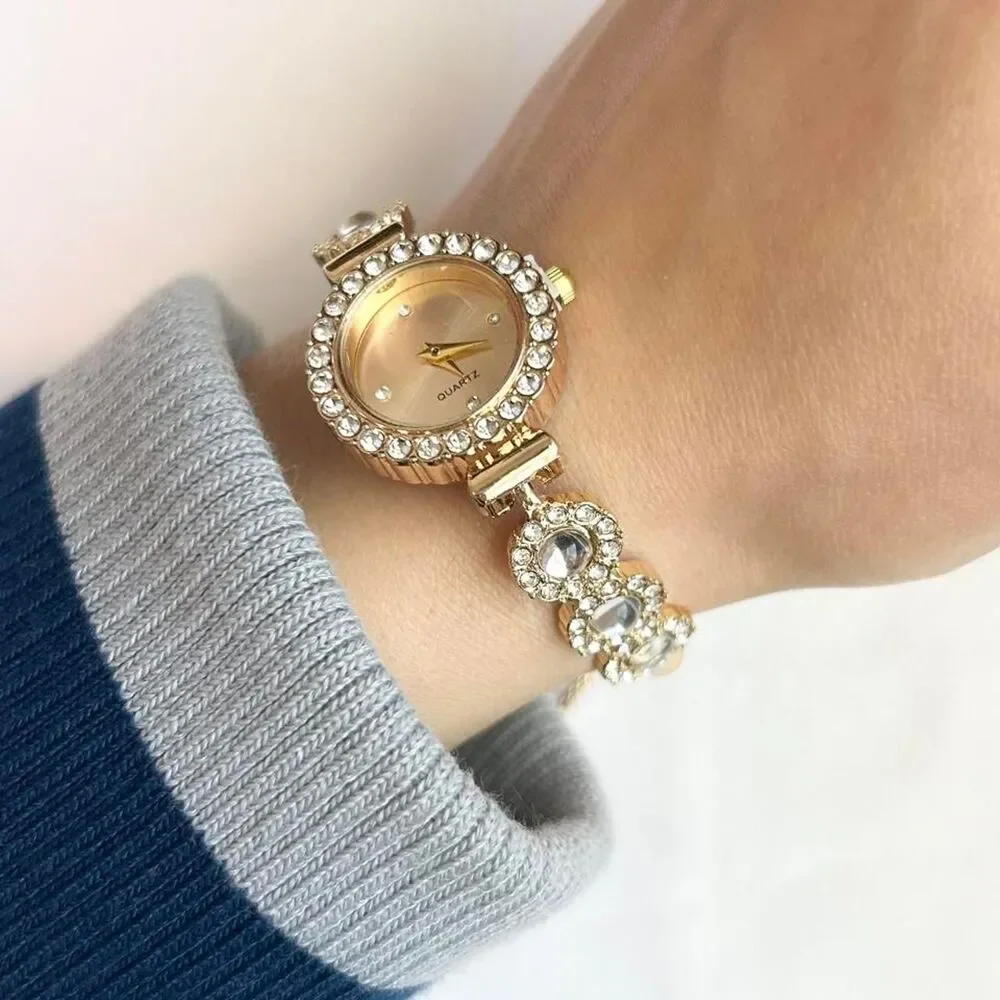 Vintage Inspired Luxury Champagne Watch